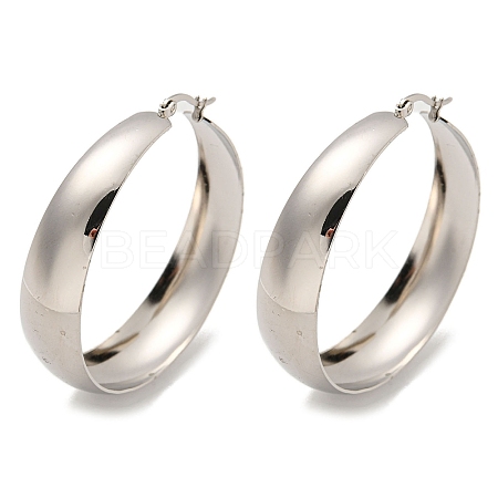 Tarnish Resistant 202 Stainless Steel Hoop Earring EJEW-H003-09P-03-1
