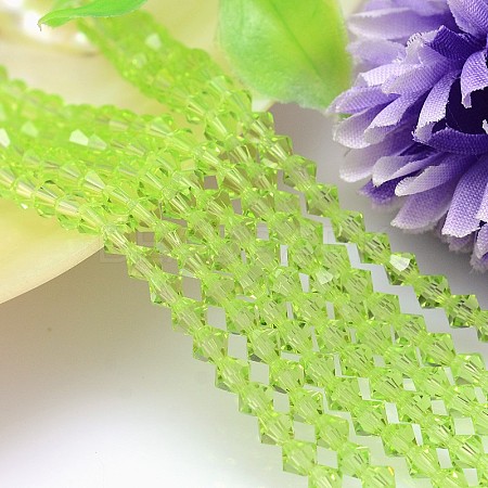 Faceted Imitation Austrian Crystal Bead Strands G-M180-5mm-17A-1