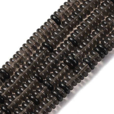Natural Ice Obsidian Beads Strands G-L624-H17-6x2mm-1
