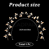 Alloy Flexible Hair Accessories PALLOY-WH20816-001G-2