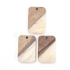 Resin & Wood Pendants X-RESI-T023-18A-1
