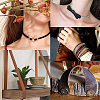 3Pcs Flat Leather Jewelry Cord WL-GF0001-16D-02-5