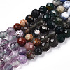 Natural & Synthetic Mixed Gemstone Beads Strands G-D080-A01-01-13-4