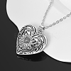 Alloy Heart Pendant Necklaces PW-WG44253-01-2