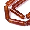 Dyed Natural Red Agate Beads Strands G-T144-30A-01-3