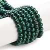 Natural Malachite Beads Strands G-I001-4mm-01-5