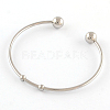 304 Stainless Steel Cuff Bangle Making STAS-R069-01-2