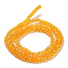 Electroplate Glass Beads Strands EGLA-A034-T2mm-B01-2