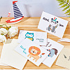 CRASPIRE Envelope and Animal Pattern Thank You Cards Sets DIY-CP0001-67-4
