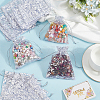 100Pcs Rose Printed Organza Bags OP-SP0001-06C-3