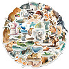 50Pcs Waterproof PVC Animals Stickers Set PW-WG70564-01-4