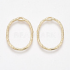 Brass Open Back Bezel Pendants X-KK-S350-404-1