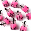 Glass Bottle Pendants X-CRES-S359-01G-4