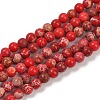 Dyed Natural Regalite/Imperial Jasper/Sea Sediment Jasper Beads Strands G-B124-C04-16-1