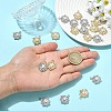 20Pcs 2 Colors Flower Alloy Rhinestone Pendants FIND-YW0011-39-3