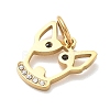 Autumn 304 Stainless Steel Pendants STAS-C180-01E-G-2