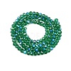 Electroplate Glass Beads Strands EGLA-A044-T3mm-L18-3