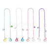 4Pcs 4 Colors Eyeglasses Chains AJEW-BY0001-03-1