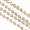 Brass Rhinestone Strass Chains CHC-T002-SS16-01C-4