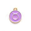 Alloy Enamel Pendants X-ENAM-S124-01B-01C-2