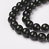 Synthetic Green Goldstone Beads Strands X-G-D169-02-8mm-2