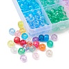600Pcs 24 Style Transparent Plastic Beads KY-YW0001-48-2