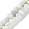 Electroplate Glass Beads Strands LAMP-S068-02O-1
