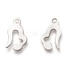 201 Stainless Steel Charms STAS-C017-11P-2