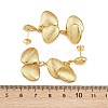 304 Stainless Steel Dangle Stud Earrings EJEW-P325-05B-G-5