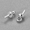 304 Stainless Steel Cup Pearl Peg Bails Pin Pendants STAS-H436-15S-2