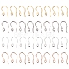 32Pcs 4 Colors 304 Stainless Steel Earring Hooks STAS-LS0001-04-3
