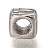 Tarnish Resistant 304 Stainless Steel European Beads OPDL-L020-001T-2