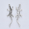 Tibetan Style Alloy Big Pendants X-TIBE-R316-027AS-RS-2