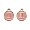 Alloy Enamel Pendants ENAM-S124-01B-11I-1
