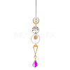 Glass Teardrop Pendant Decoration WG33785-04-1