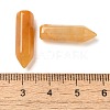 Natural Topaz Jade Pointed Pendants G-C158-05G-3