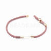 Braided Nylon Cord Bracelet Making MAK-A017-D01-04G-2
