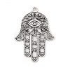 Tibetan Style Alloy Pendants X-TIBEP-ZN60334-AS-FF-1