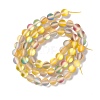 Synthetic Moonstone Beads Strands G-E573-01A-18-3