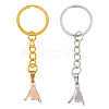 Pull Hook Gesture Alloy Pendant Keychain KEYC-WH0036-36A-1