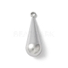 304 Stainless Steel Pendants STAS-U046-01B-P-1