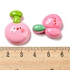 Opaque Resin Decoden Cabochons RESI-F052-B11-3