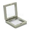 Square Transparent PE Thin Film Suspension Jewelry Display Box CON-D009-01B-02-3