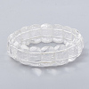 Natural Quartz Crystal Beaded Stretch Bracelets BJEW-S137-24-1