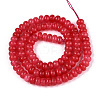 Dyed Natural White Jade Beads Strands X-G-T139-59A-05-2
