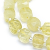 Natural Lemon Quartz Beads Strands G-L552D-12B-2