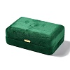 Rectangle Iron Covered with Velvet Jewelry Set Storage Boxes CON-K002-07D-1