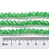 Baking Paint Imitation Jade Glass Bead Strands X-DGLA-A034-J6MM-A10-5