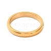 Ion Plating(IP) 304 Stainless Steel With Rhinestone Rings for Women X-RJEW-S239-01G-3