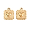 Valentine's Day 304 Stainless Steel Pendants STAS-F366-05G-1